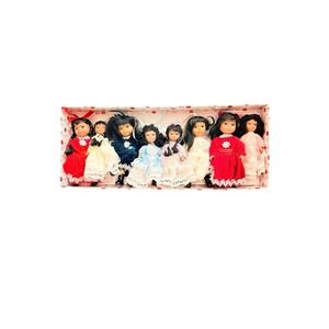 Dillard's trimmings Victorian African-American porcelain doll ornaments